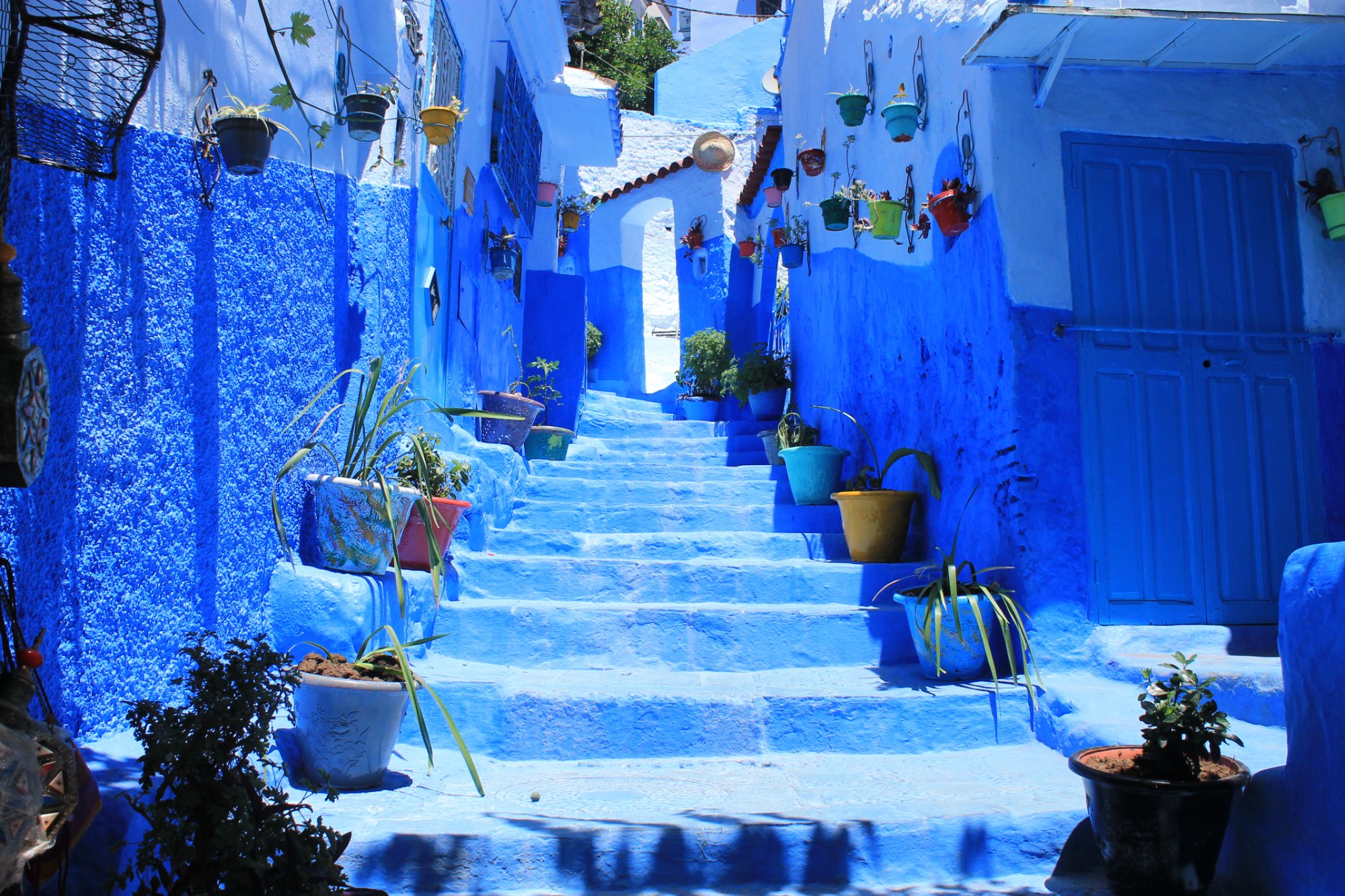 The blue streets of Chefchaouen